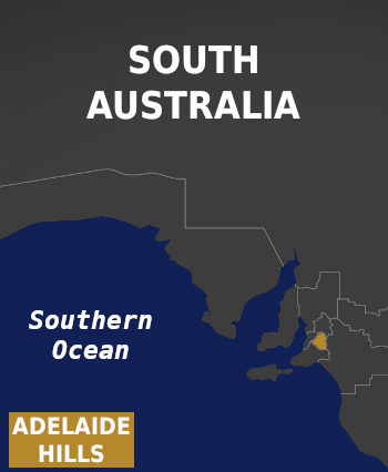 Adelaide Hills map