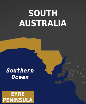 Eyre Peninsula map