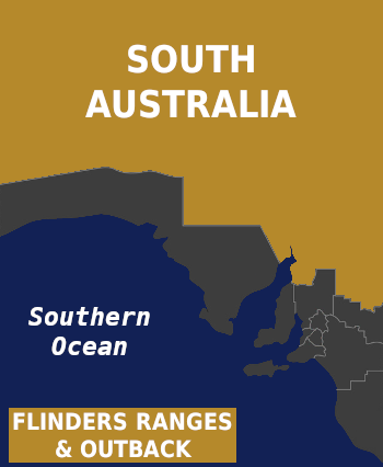 Flinders Ranges & Outback map Flinders Ranges & Outback map
