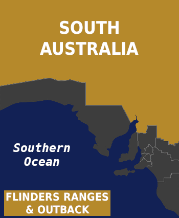 Flinders Ranges & Outback map