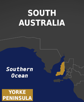 Yorke Peninsula map Yorke Peninsula map